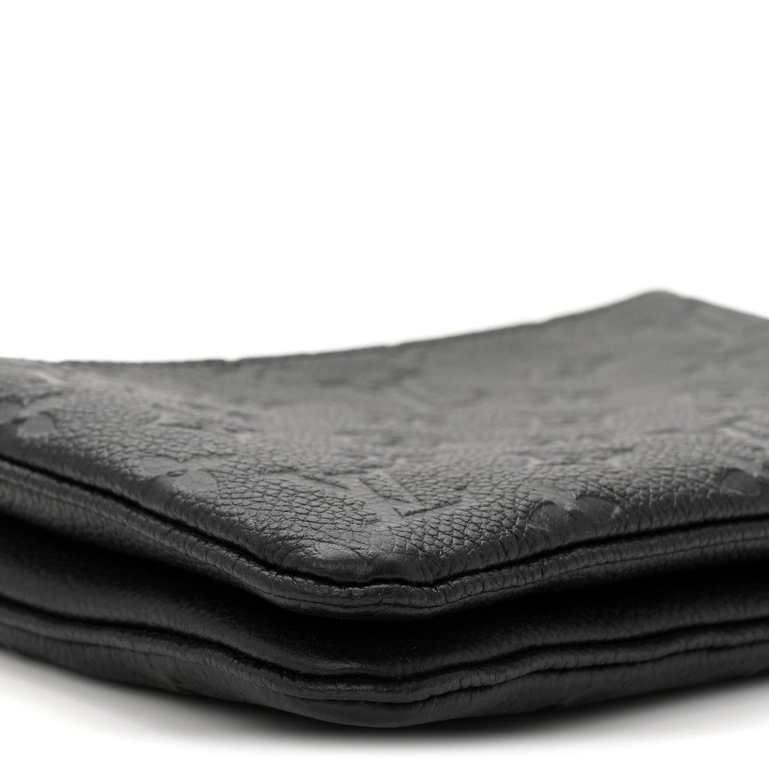 Louis Vuitton Empreinte Double Zip Pochette Black 9 of 11