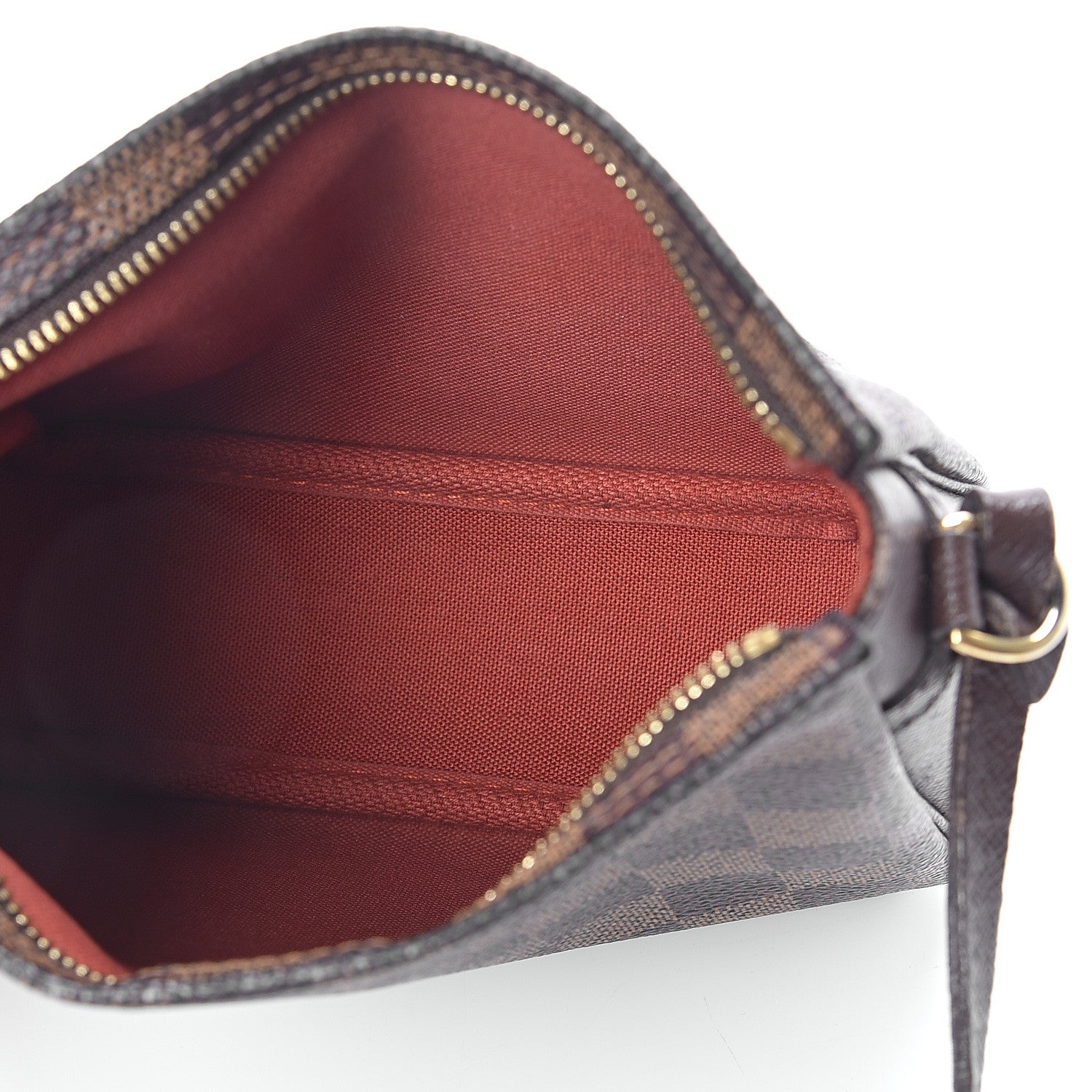 Louis Vuitton Damier Ebene Trousse Make Up Bag Pochette 4 of 8