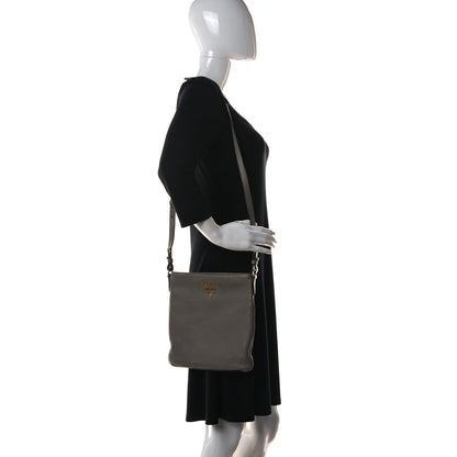Prada Vitello Daino Crossbody Bag Argilla 2 of 10