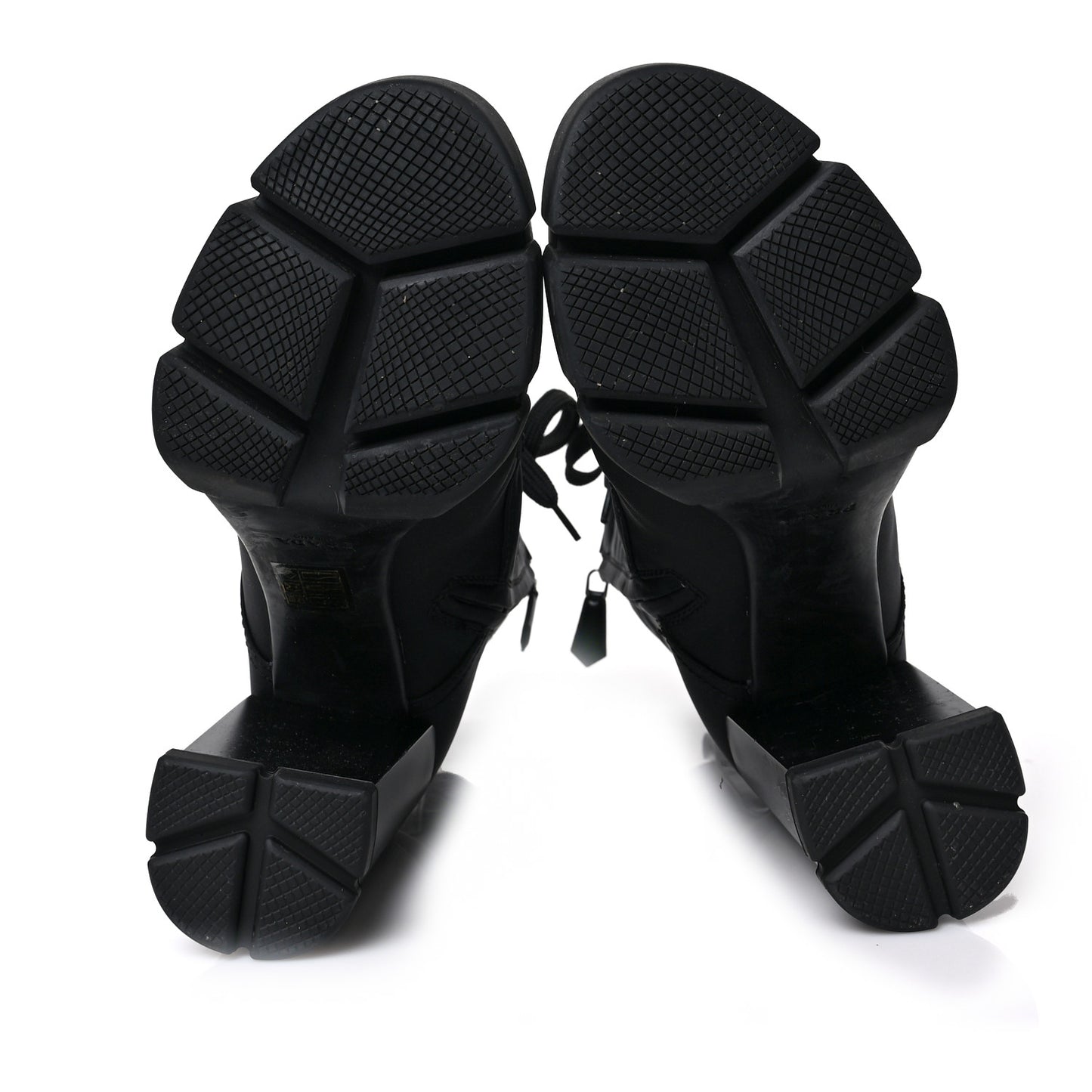Spazzolato Re-Nylon Metal Triangle Logo 110mm Ankle Boots 38 Black