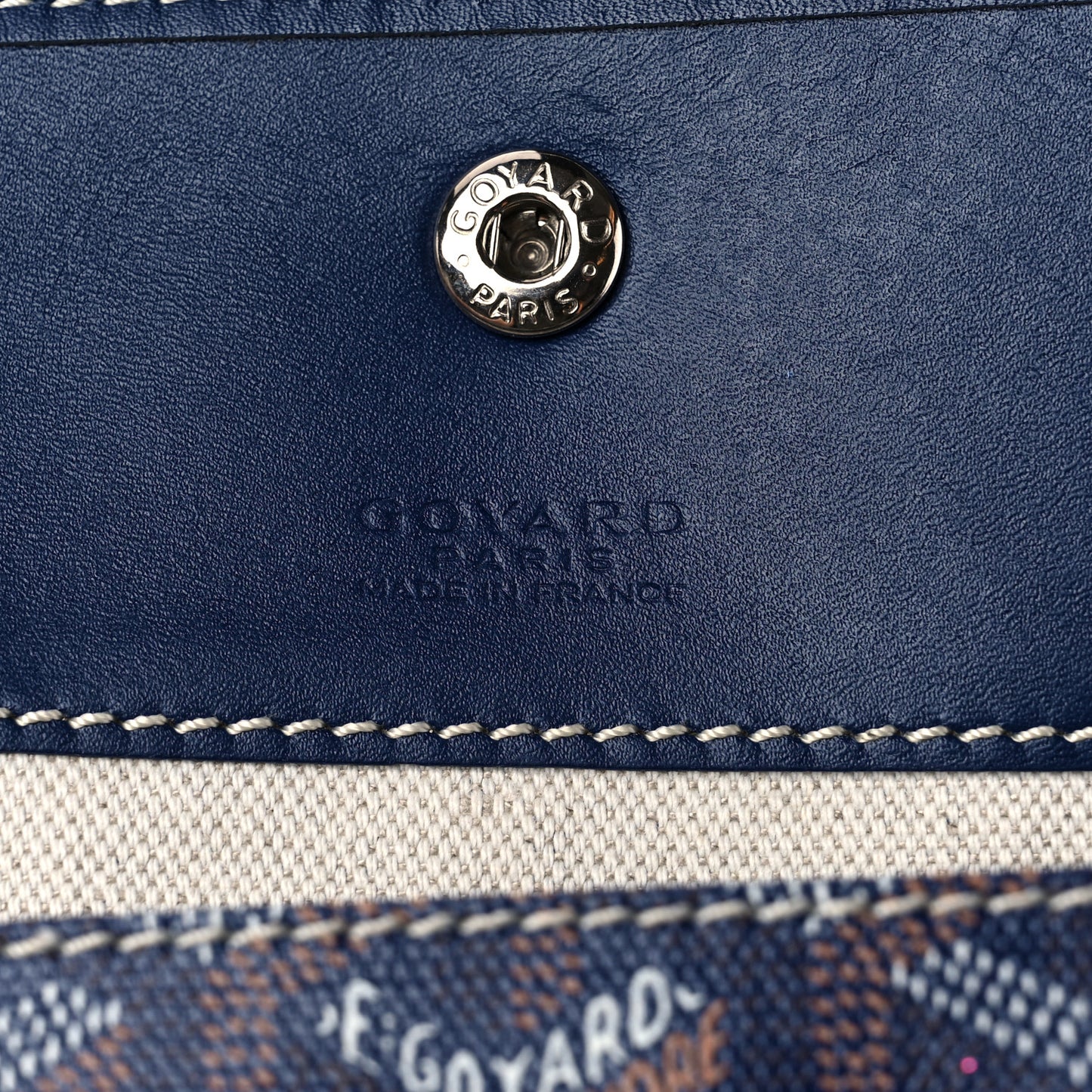 Goyardine Saint Louis PM Navy