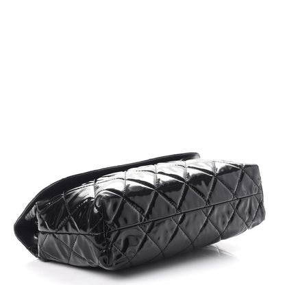 Chanel Vinyl Quilted In the Business Flap Bag Black 4 of 11