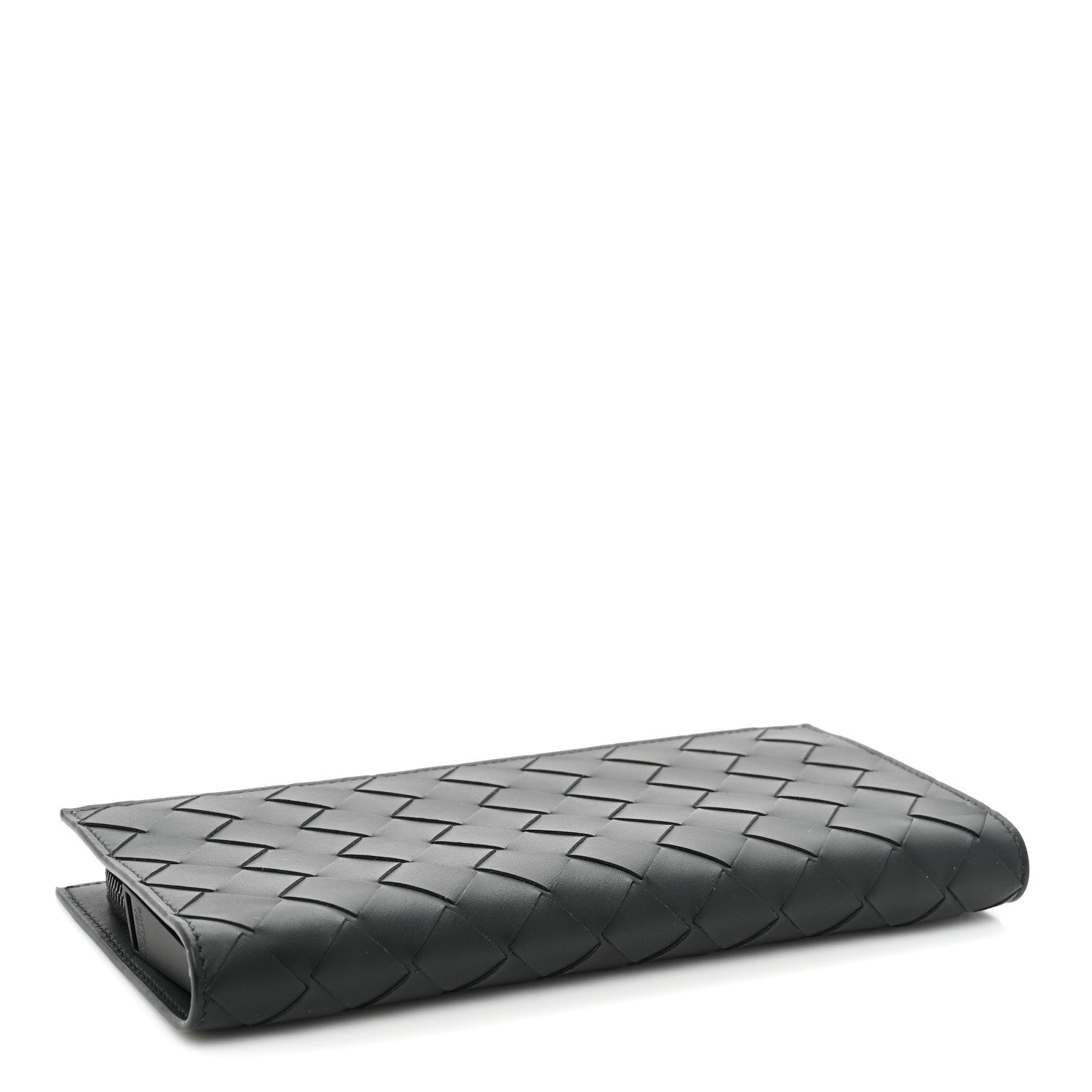 Bottega Veneta Nappa Intrecciato Zip Wallet Black 4 of 11