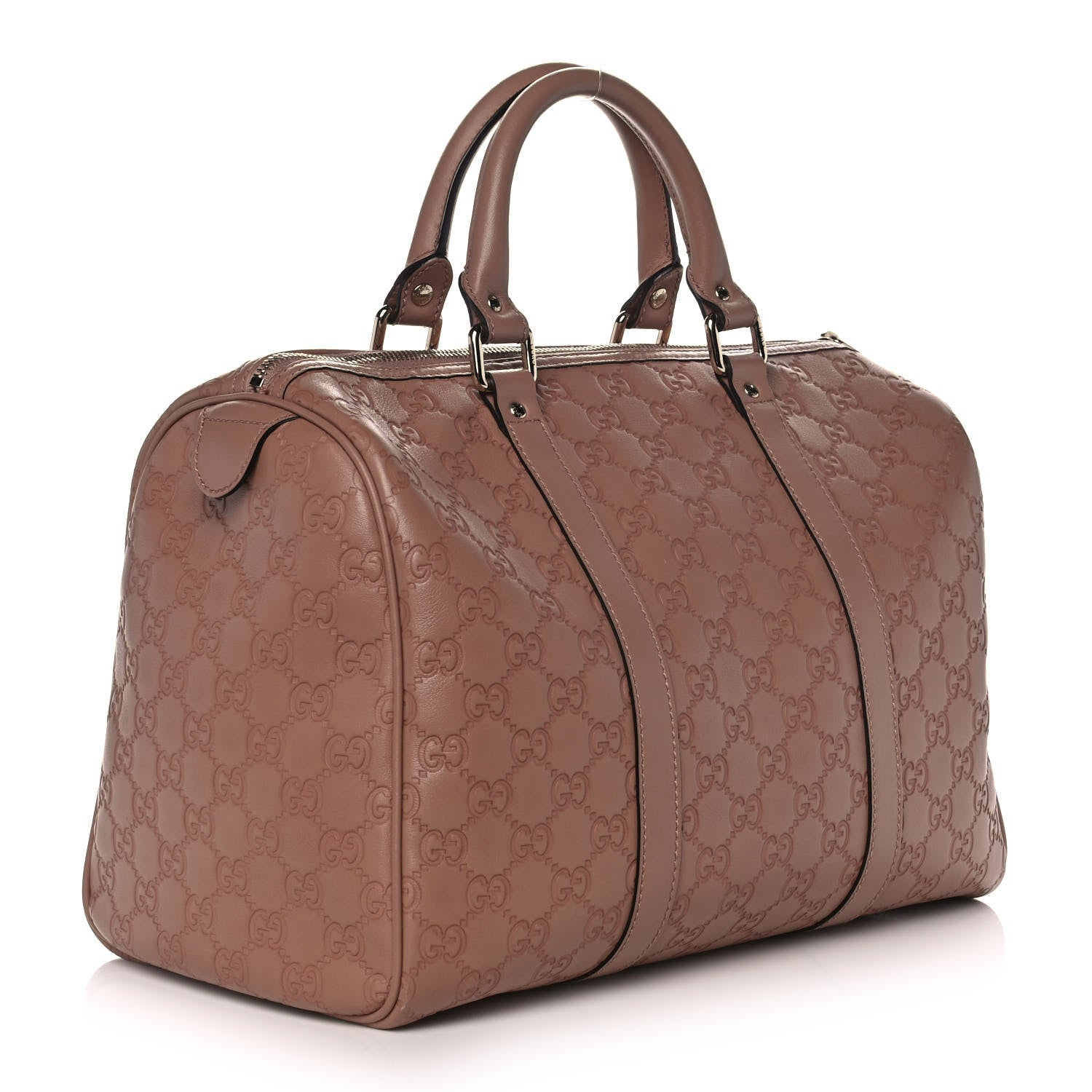 Gucci Guccissima Medium Joy Boston Winter Rose 3 of 13