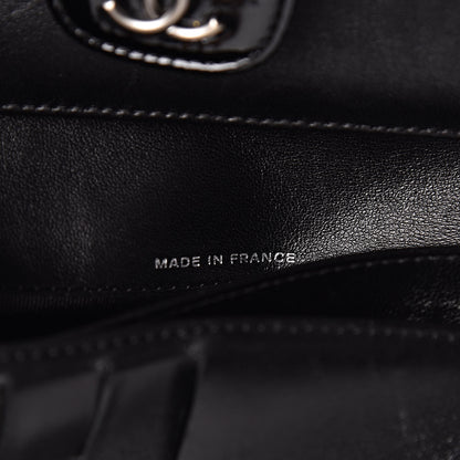 Chanel Patent Quilted Large Flap Wallet Black 7 of 13