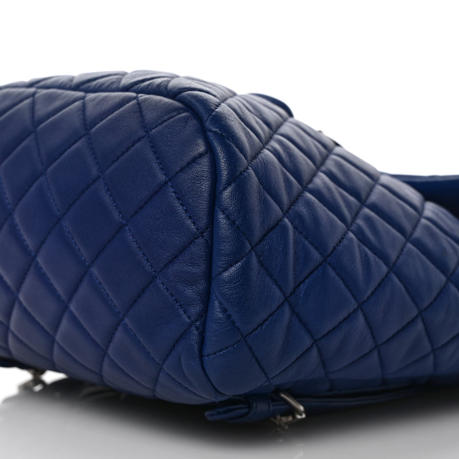 Chanel Lambskin Quilted Small Urban Spirit Backpack Blue 8 of 8