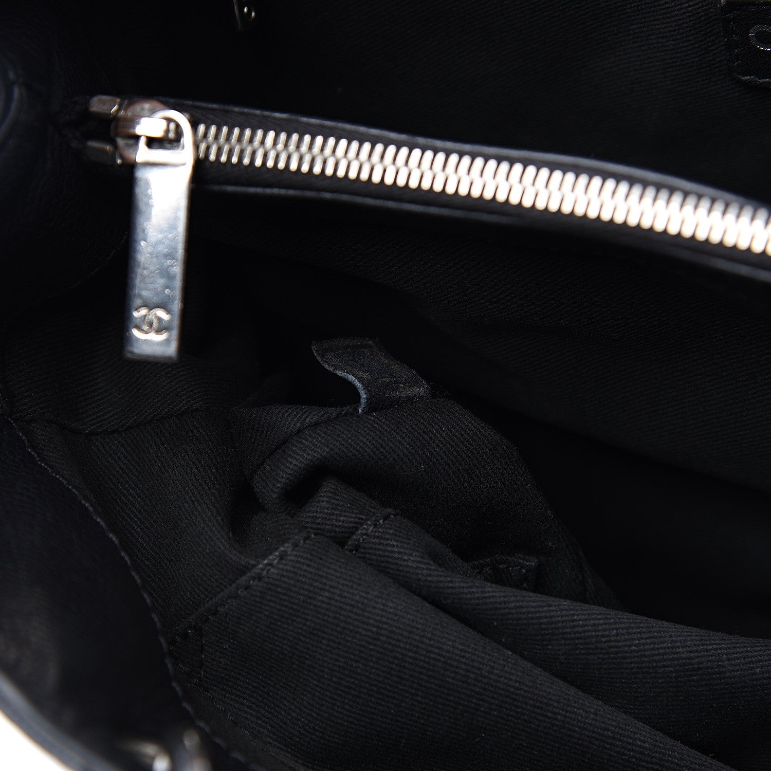 Chanel Caviar Quilted Grand Shopping Tote GST Black 6 of 16