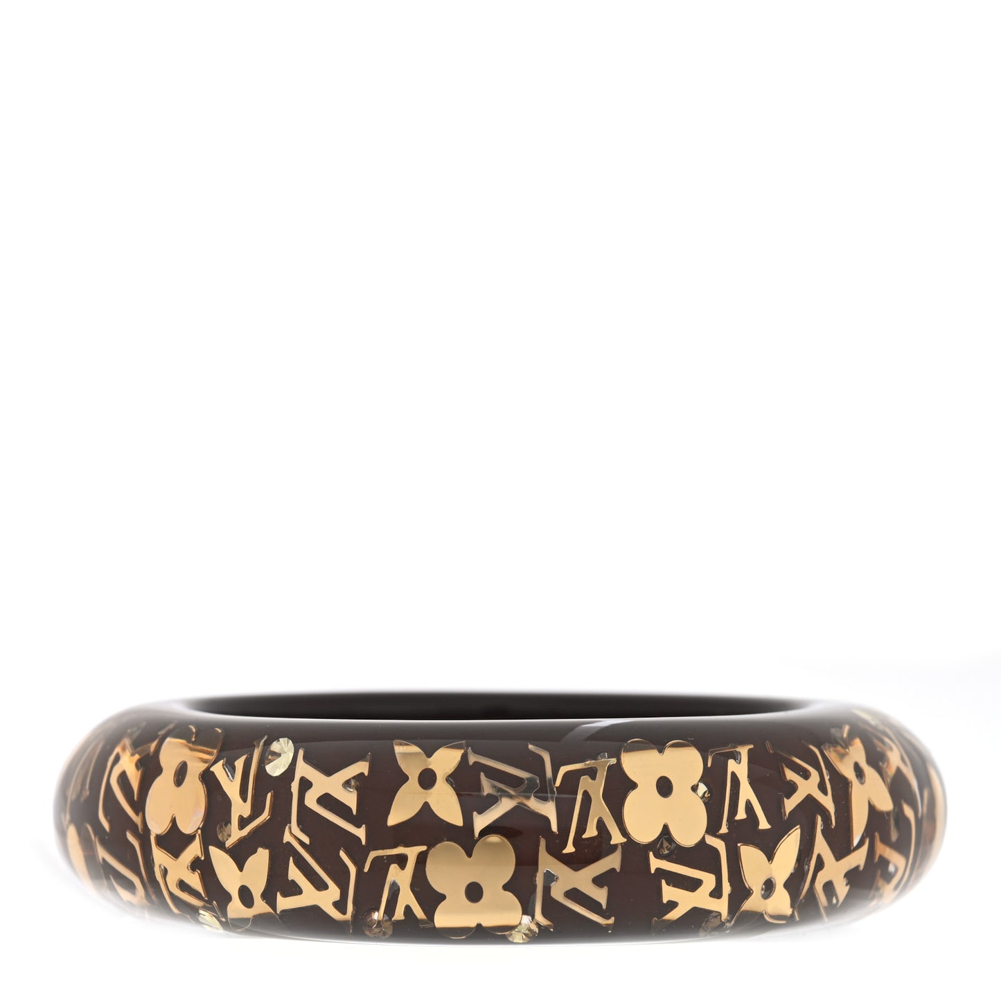 Resin Swarovski Medium Inclusion Bracelet GM Praline