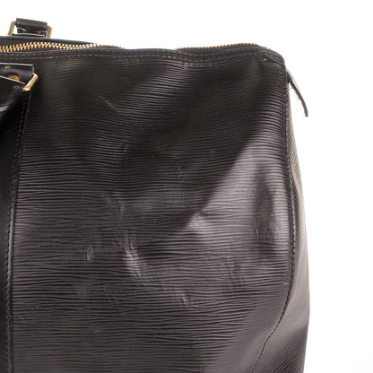 Louis Vuitton Epi Keepall 55 Black 8 of 12