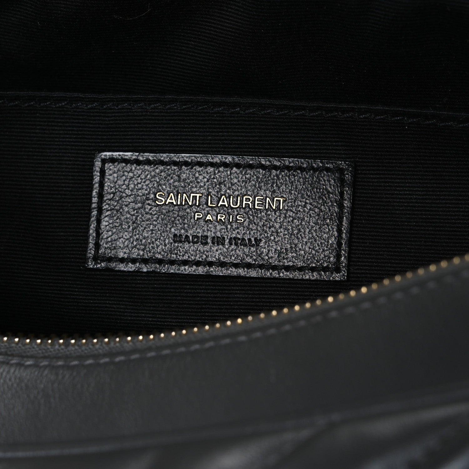 Saint Laurent Calfskin Matelasse Monogram Lou Camera Bag Storm 6 of 10