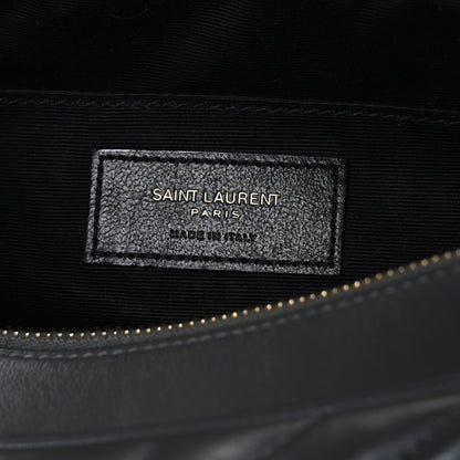 Saint Laurent Calfskin Matelasse Monogram Lou Camera Bag Storm 6 of 10