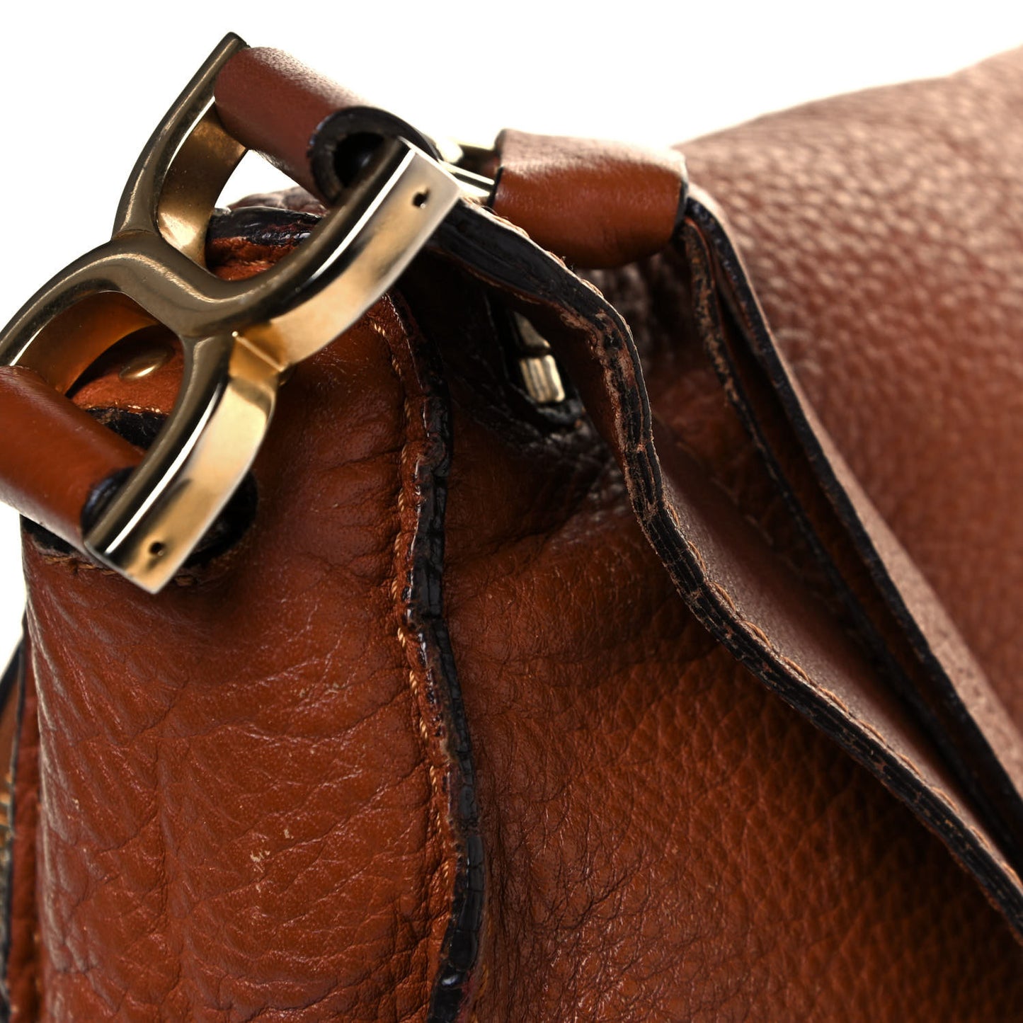 Calfskin Medium Marcie Round Zip Crossbody Bag Tan