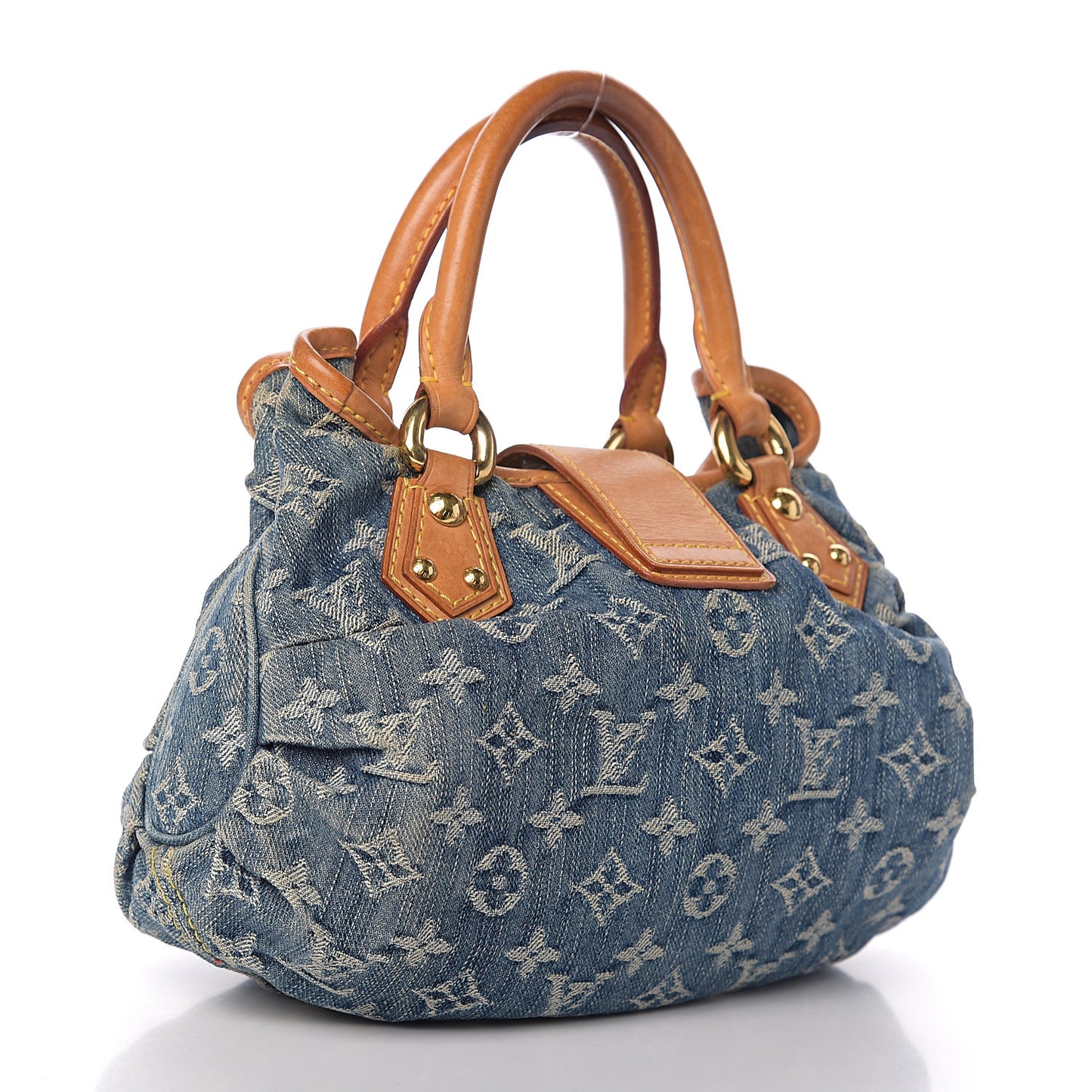 Monogram Denim Pleaty Blue