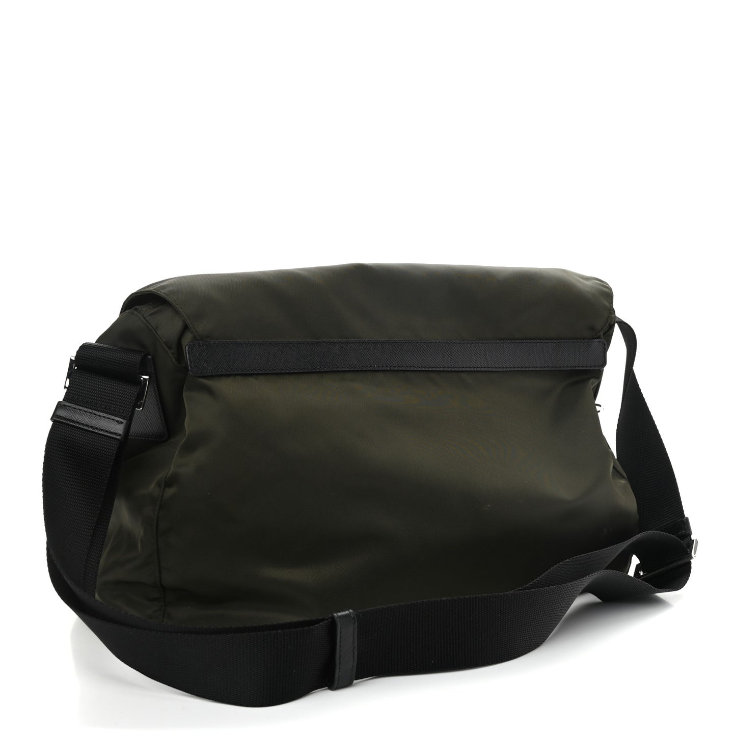 Tessuto Nylon Saffiano Messenger Bag Mimetico