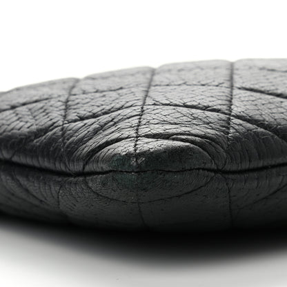Chanel Woven Lambskin Quilted Medium Cosmetic Case Black 8 of 12