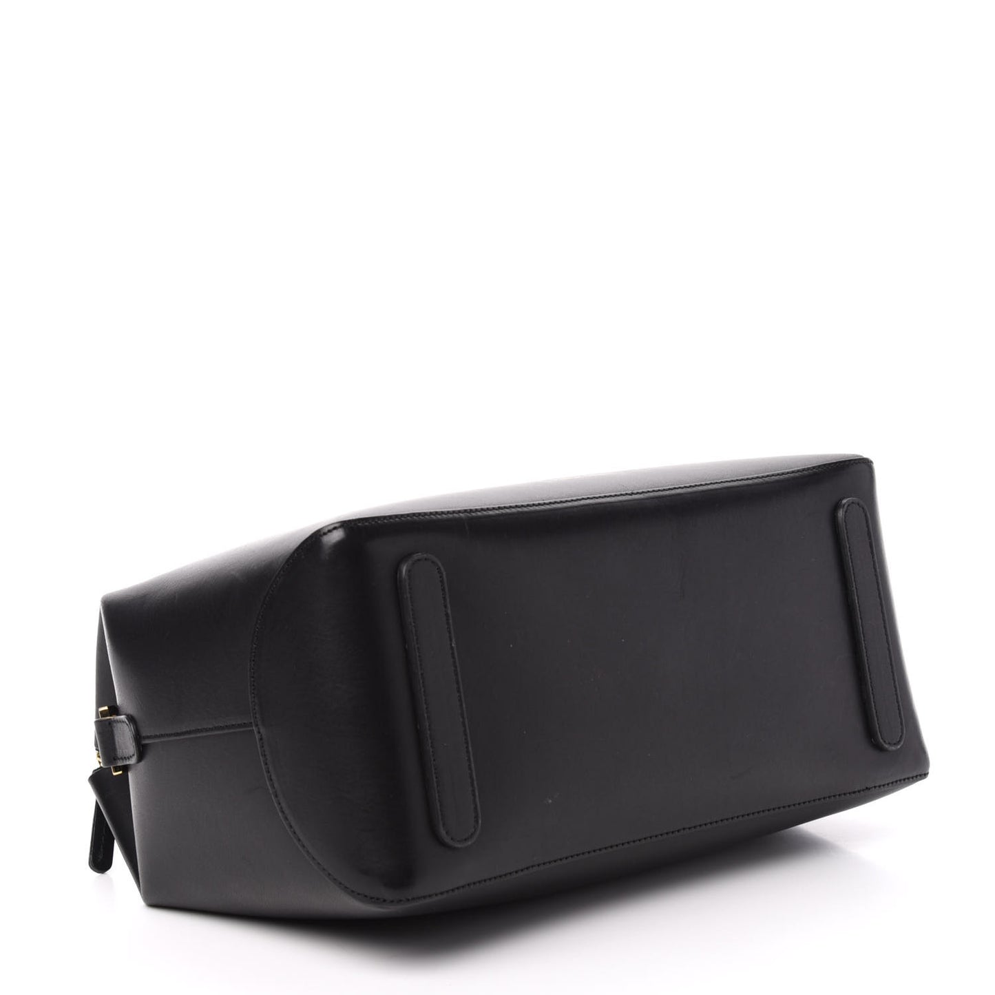 Calfskin Mini Travel Crossbody Bag Black Flamma