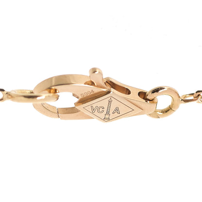 Van Cleef & Arpels 18K Yellow Gold Mother of Pearl Sweet Alhambra Bracelet 5 of 7