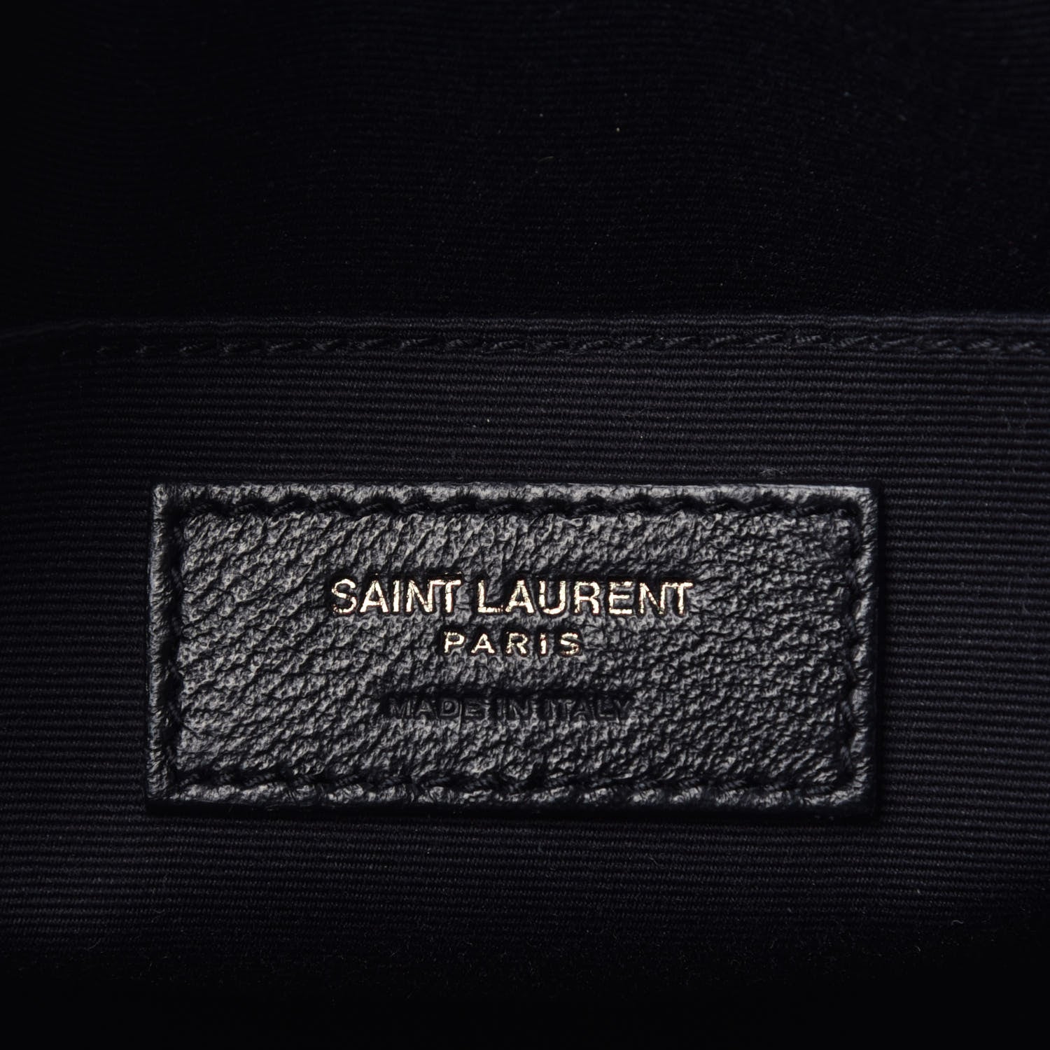 Saint Laurent Calfskin Matelasse Monogram Lou Camera Bag Black 6 of 9