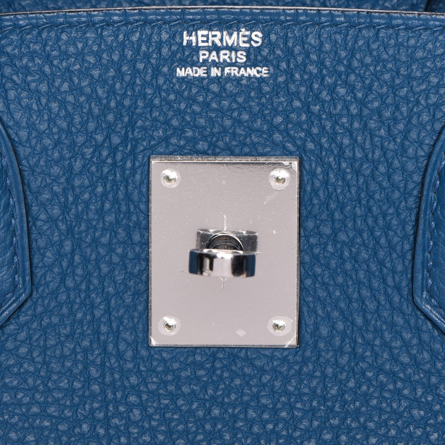 Togo Birkin 30 Bleu de Galice