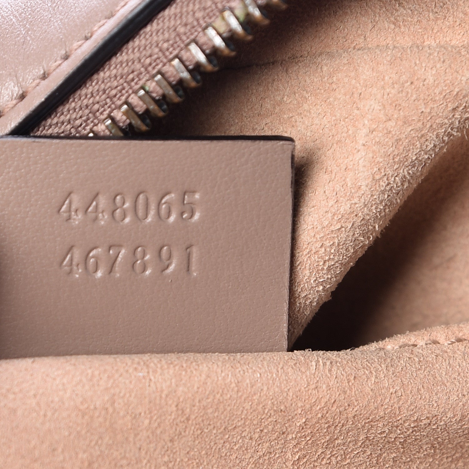 Gucci Calfskin Matelasse Mini GG Marmont Chain Shoulder Bag Nude 7 of 11