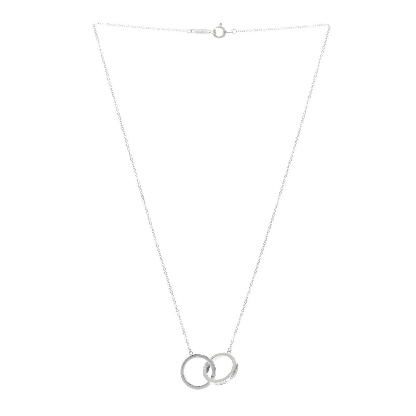 Sterling Silver 1837 Interlocking Circles Pendant Necklace