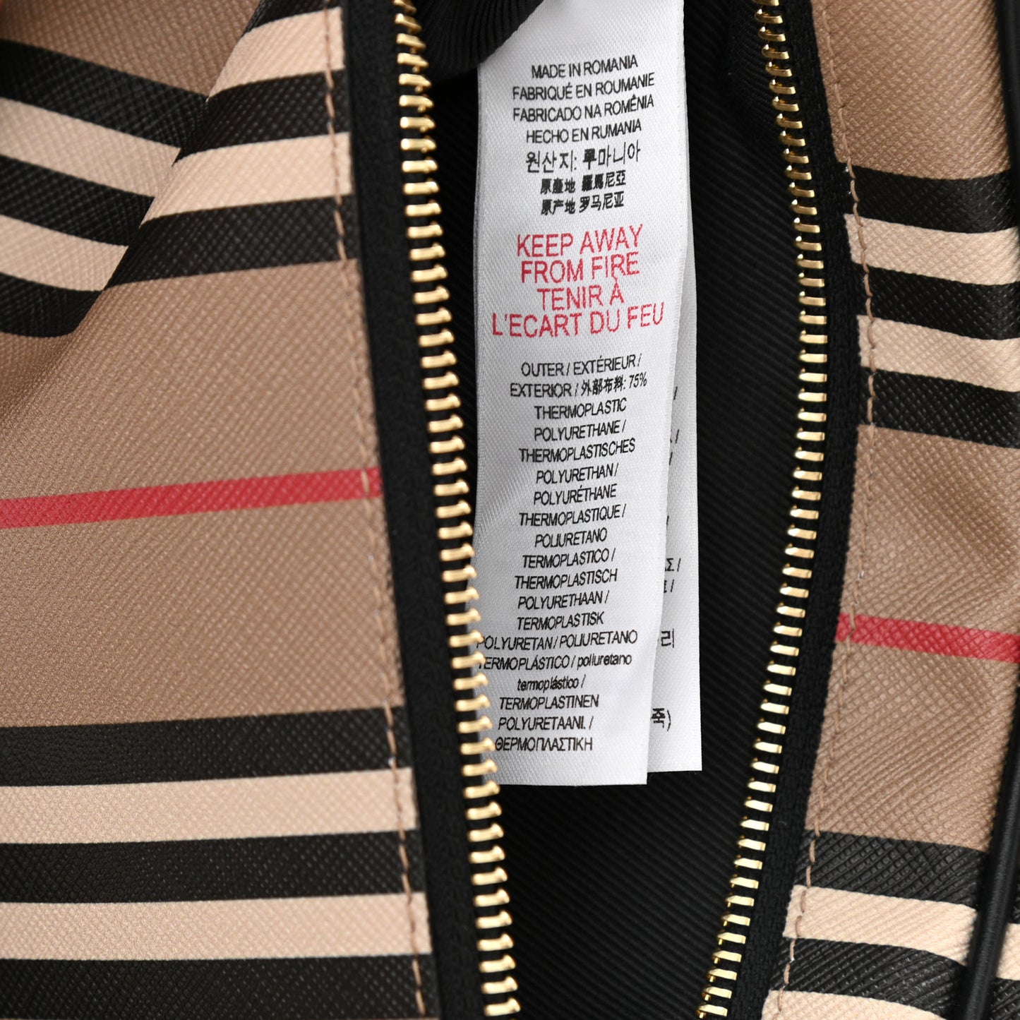 E-Canvas Icon Stripe Sonny Bum Bag Archive Beige