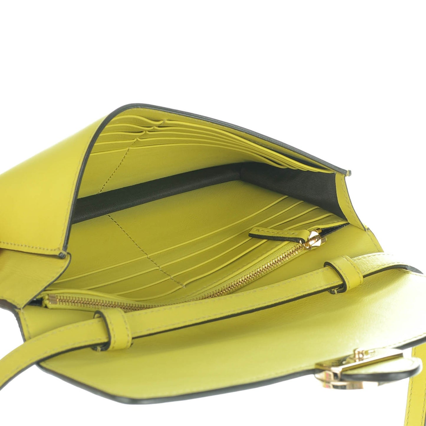 Moon Calfskin Icon Wallet Mimosa Flower