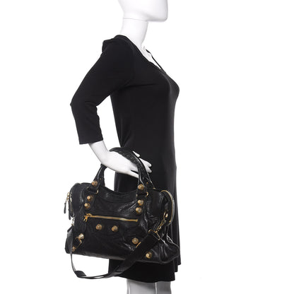 Balenciaga Agneau Giant 21 Gold Hardware City Black 2 of 12