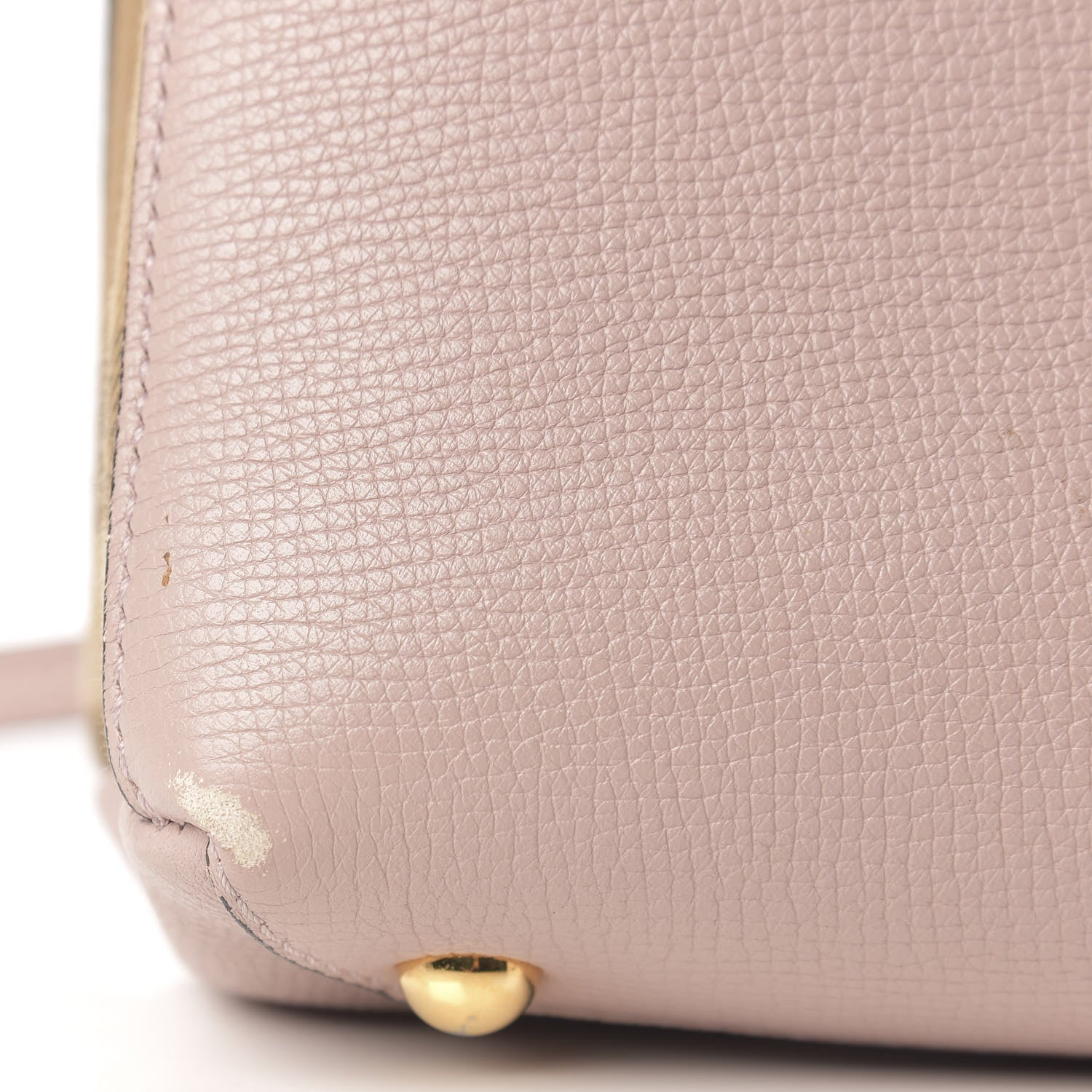 Burberry Grainy Calfskin House Check Small Banner Tote Pale Orchid 12 of 13