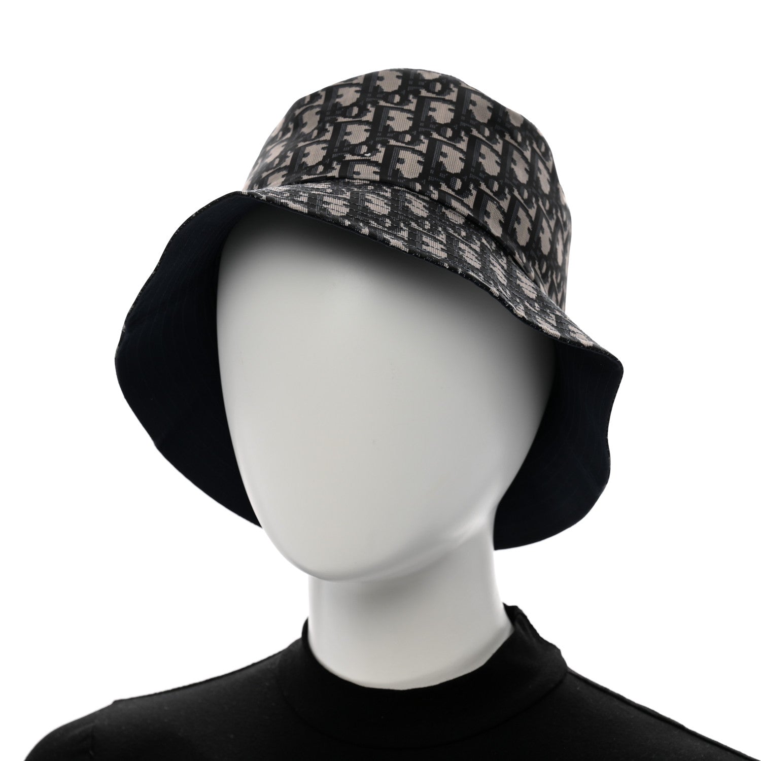 Christian Dior Oblique Reversible Teddy-D Brim Bucket Hat 2 of 8