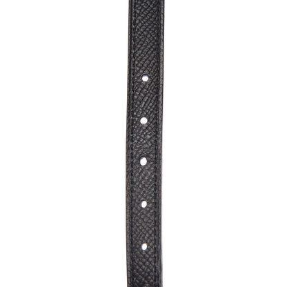 Hermes Swift Epsom 13mm Focus Belt 85 Bleu Saphir Black 5 of 7