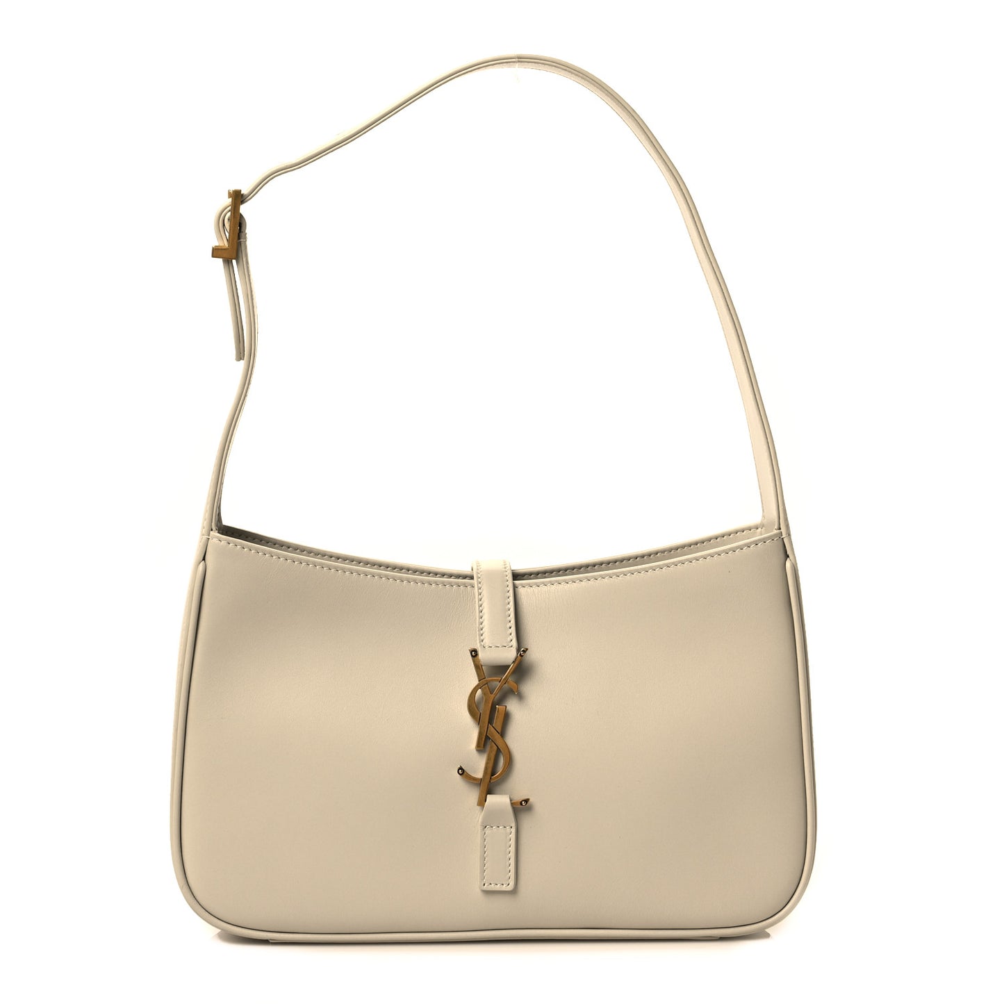 Smooth Calfskin Le 5 A 7 Hobo Blanc Vintage