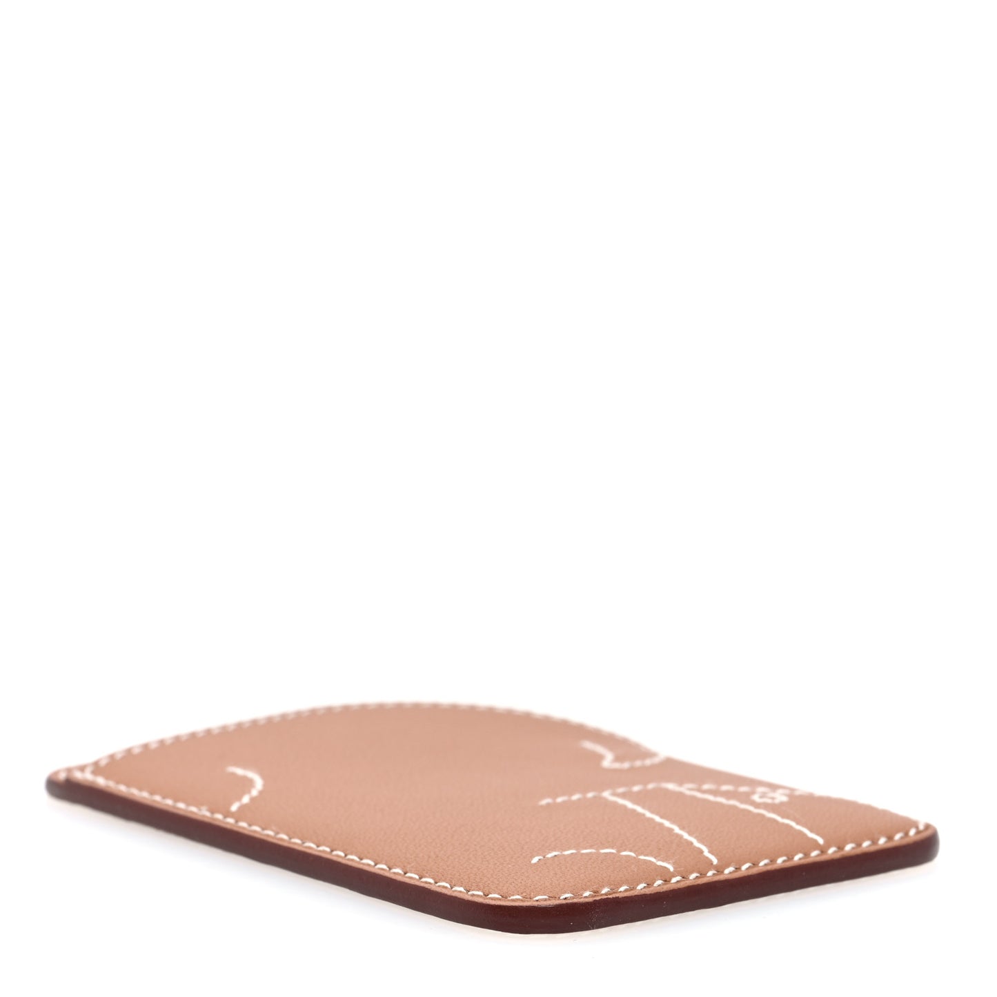 Swift Stitched Dog MagSafe Card Holder Gold