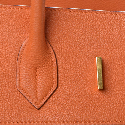 Hermes Togo Vibrato Birkin 35 Orange 28 of 37