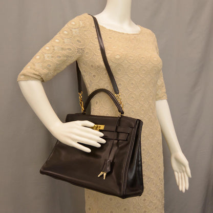 Hermes Box Kelly 32 Black 2 of 25