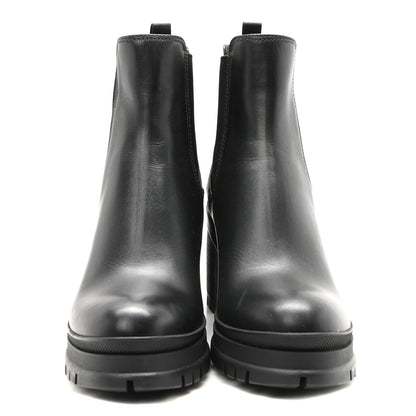 Prada Vitello Montana Lug Sole Chelsea 55mm Boots 39 Black 3 of 9