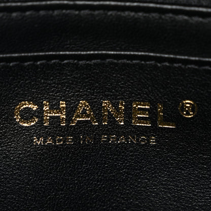 Chanel Lambskin Quilted Mini Top Handle Rectangular Flap Black 6 of 11