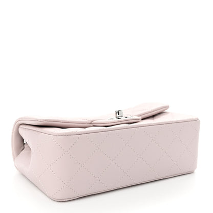 Chanel Lambskin Quilted Mini Rectangular Flap Light Purple 4 of 12