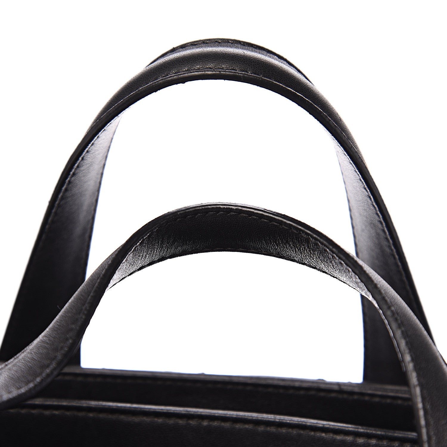Chanel Lambskin Quilted Large Easy Carry Shopping Tote Black 15 of 21
