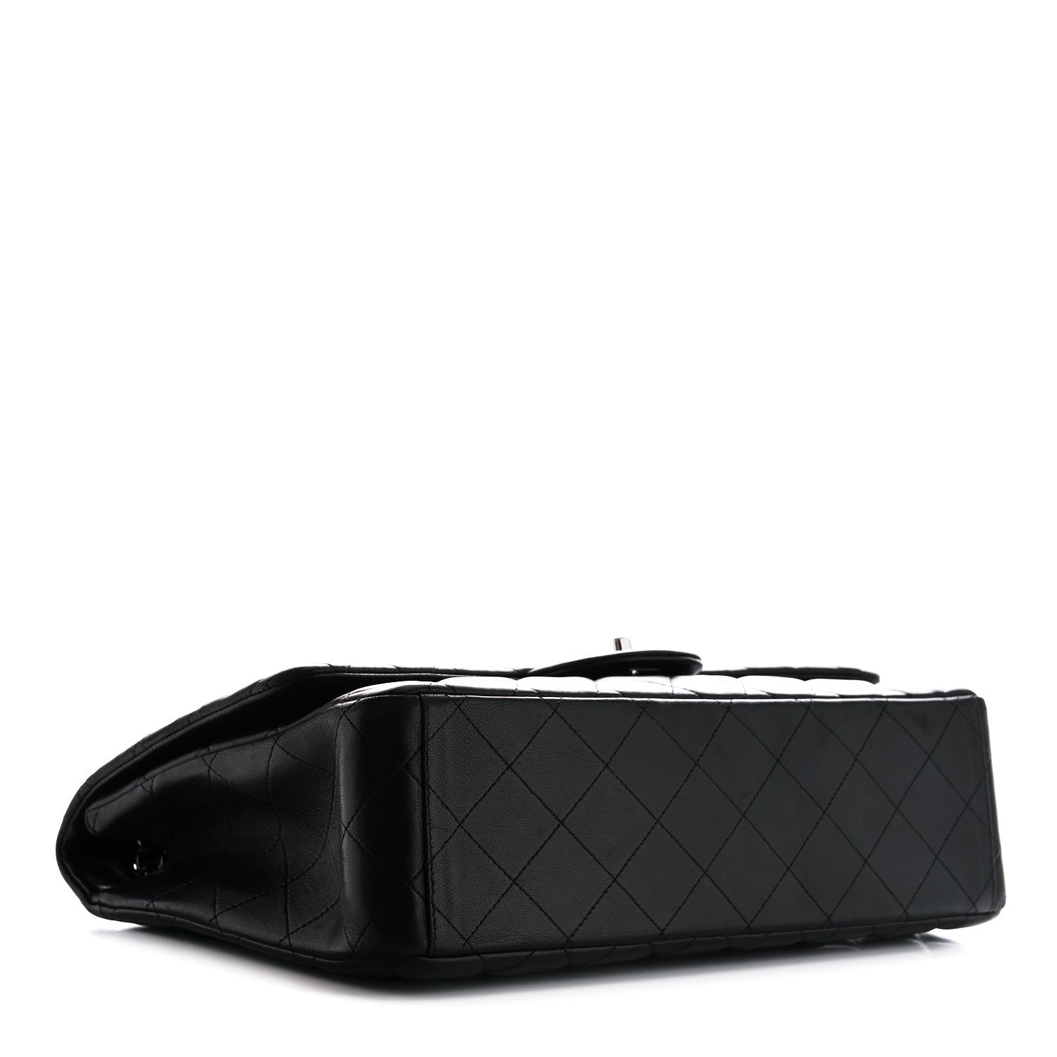Chanel Lambskin Quilted Maxi Double Flap Black 3 of 13