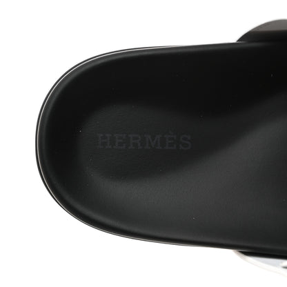 Hermes Calfskin Womens Chypre Sandals 36 White 6 of 9