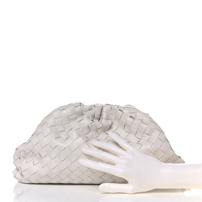 Bottega Veneta Nappa Maxi Intreccio The Pouch Oversized Clutch Plaster 2 of 9