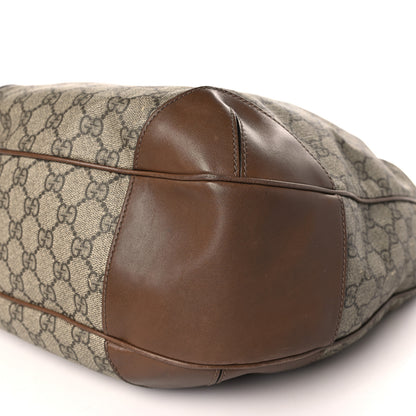 Gucci GG Supreme Monogram Margaux Calfskin Medium Nice Hobo Beige Ebony Acero 9 of 12