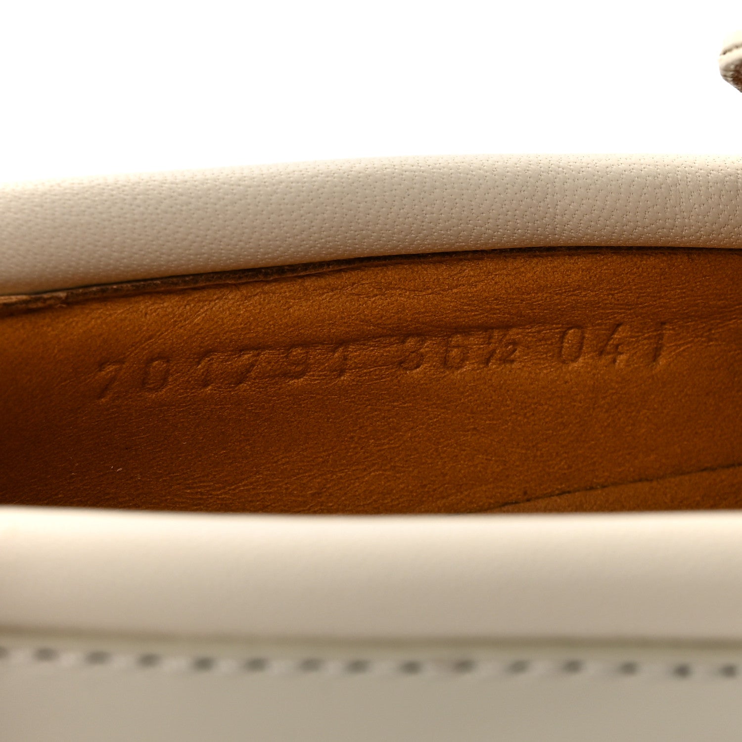 Gucci Spice Lux Nappa Samoa Interlocking G Loafers 36.5 Mystic White 8 of 9
