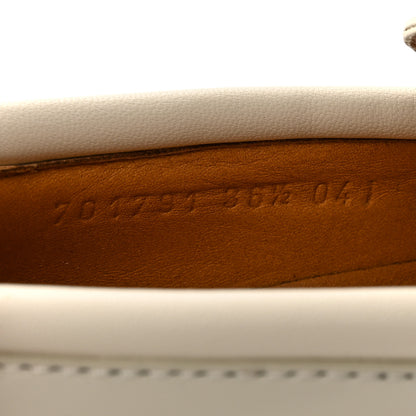 Gucci Spice Lux Nappa Samoa Interlocking G Loafers 36.5 Mystic White 8 of 9