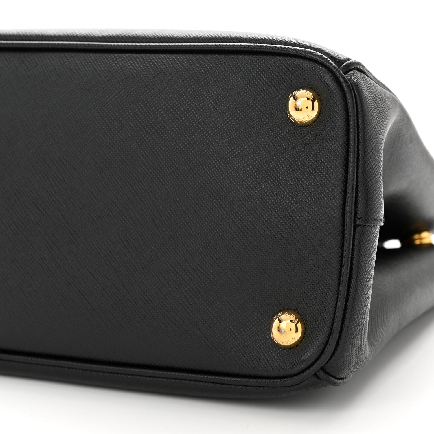Prada Saffiano Small Galleria Double Zip Tote Black 9 of 9
