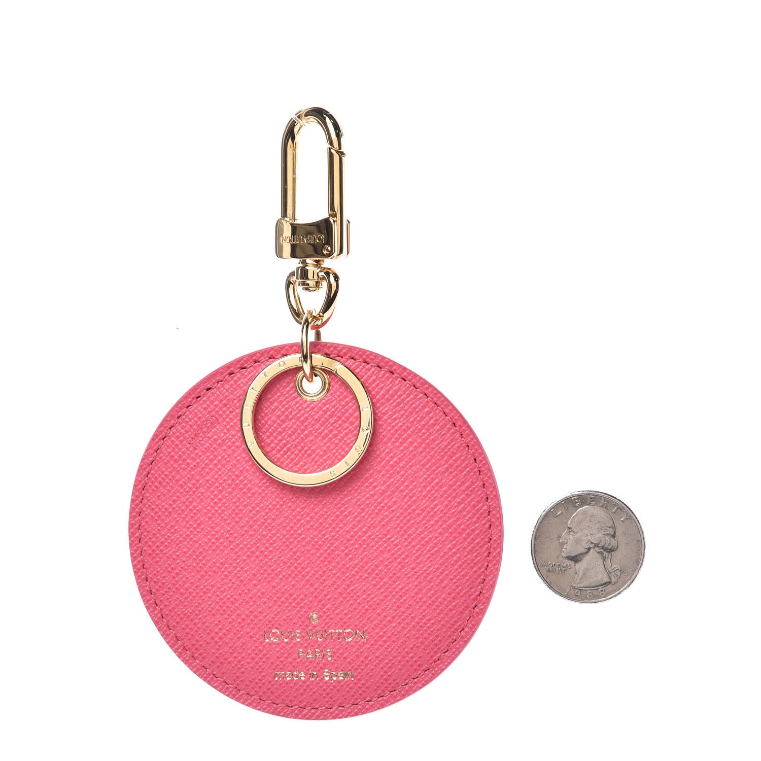 Louis Vuitton Monogram Illustre V Bag Charm Key Ring Grenade 2 of 5