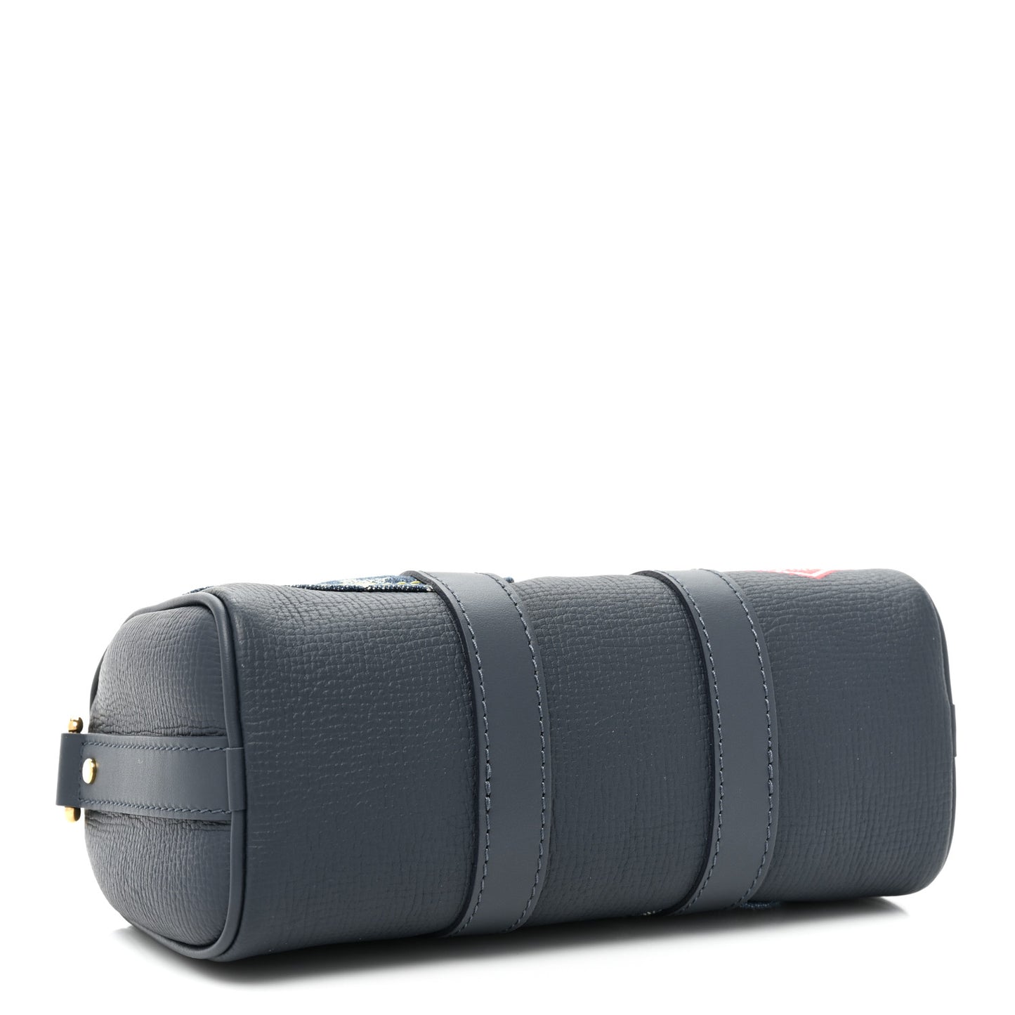Taurillon Monogram Denim Drip Keepall XS Blue