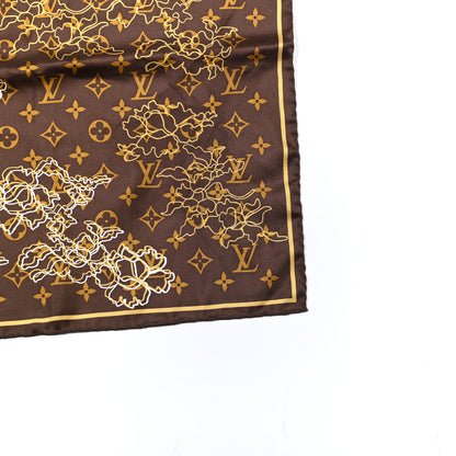 Louis Vuitton Silk Monogram Dentelle Scarf 3 of 4