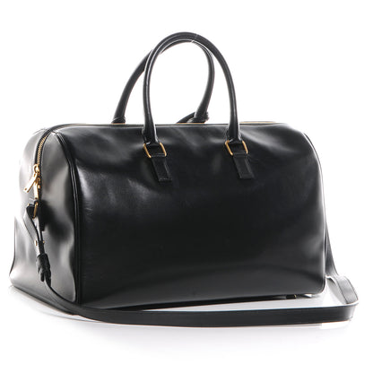 Saint Laurent Smooth Leather Classic Duffle 12 Black 3 of 9
